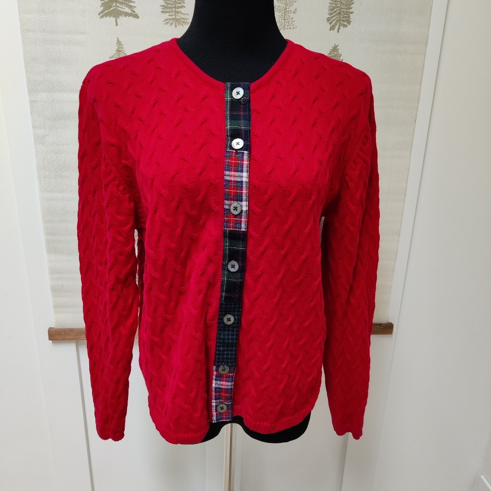 Susan Bristol Knit Cardigan - Large